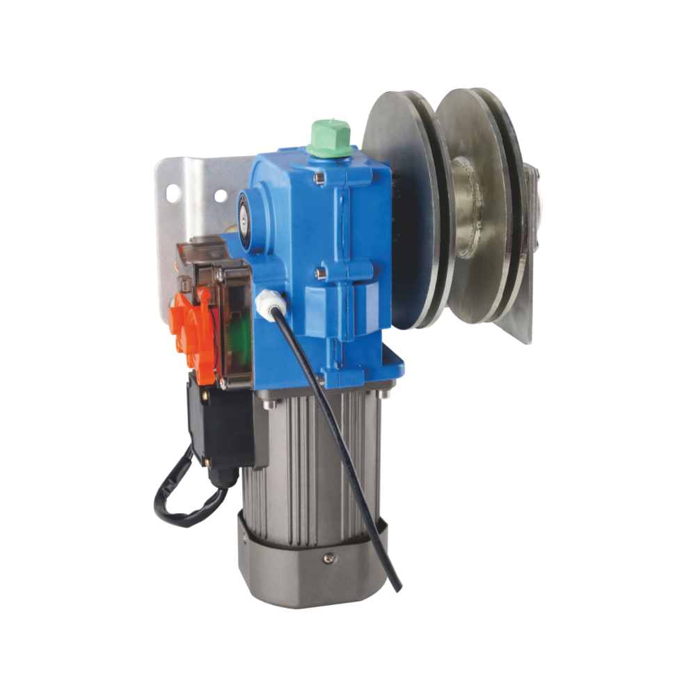Poultry electric motor with reduction gear box