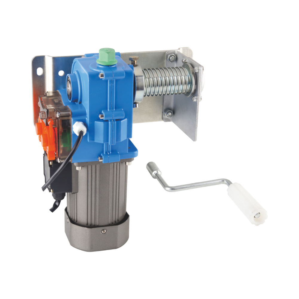 Poultry electric motor with reduction gear box