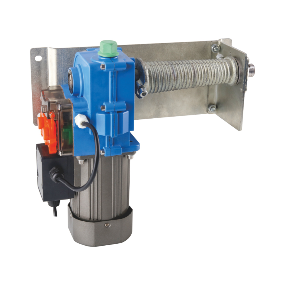 Poultry electric motor with reduction gear box