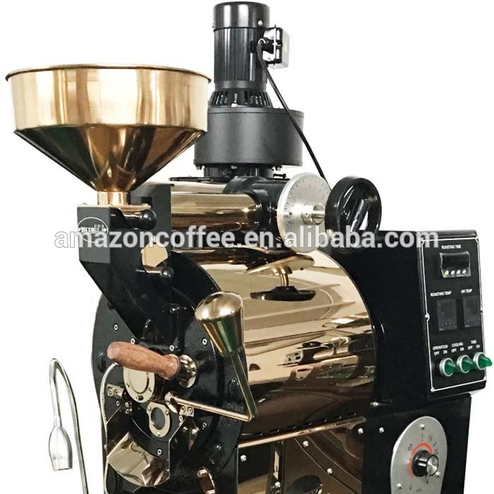 2kg Solar Automatic Shop Coffee Roasters Black