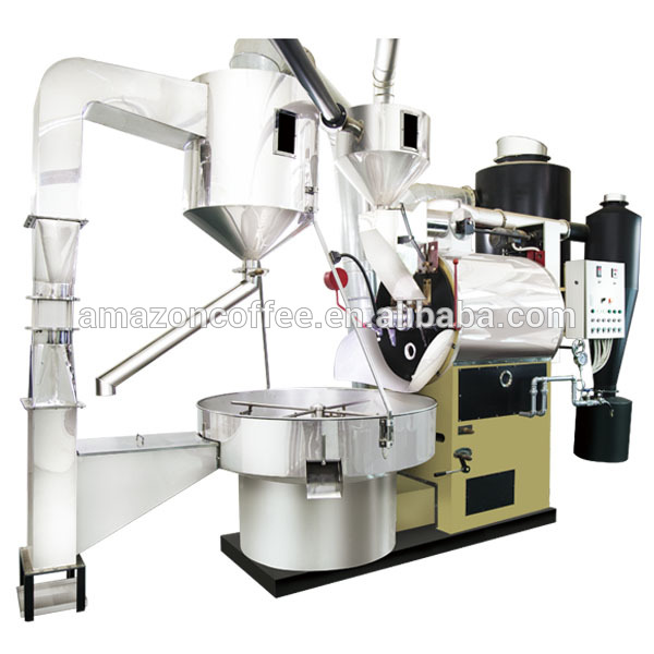 60kg industrial coffee bean roasting equipment automatic gas coffee roaster machine