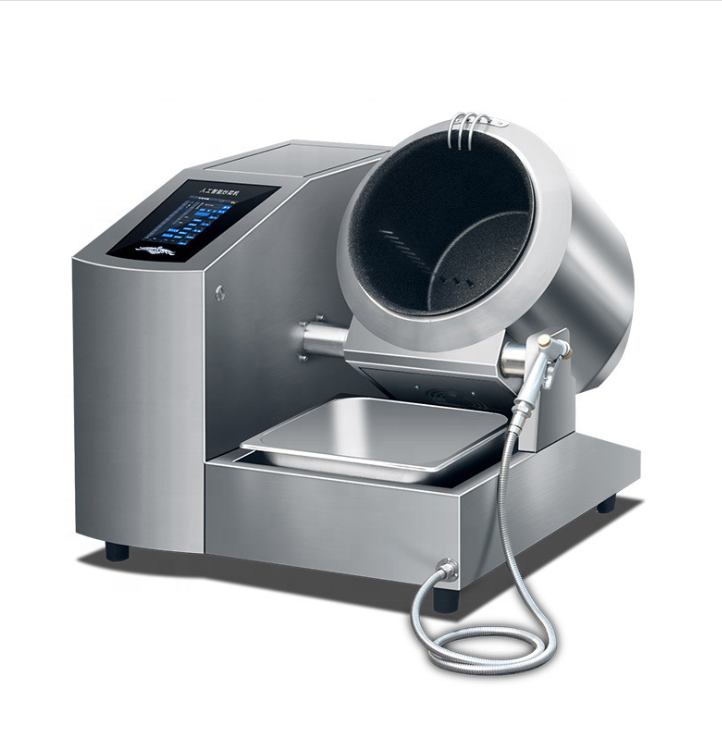 fired rice and noodles food cooking machine
