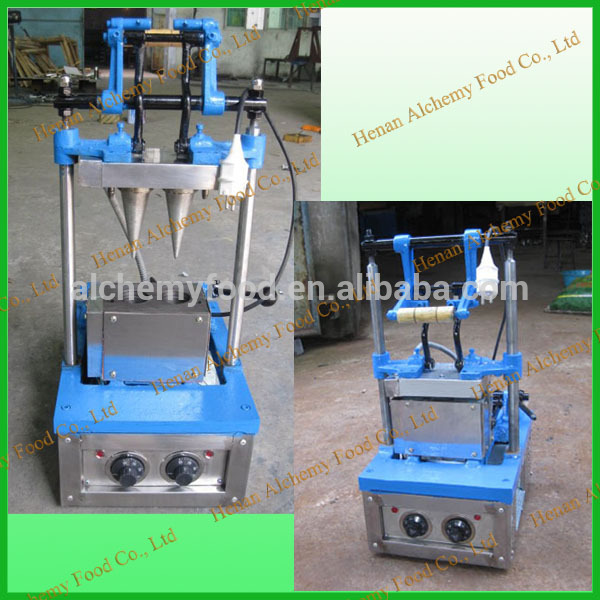 small ice cream waffle cone machine price/ wafer cone baking machine