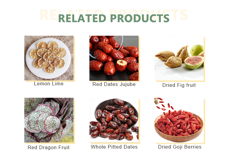Organic dried pitted dates with premium quality dried fruits