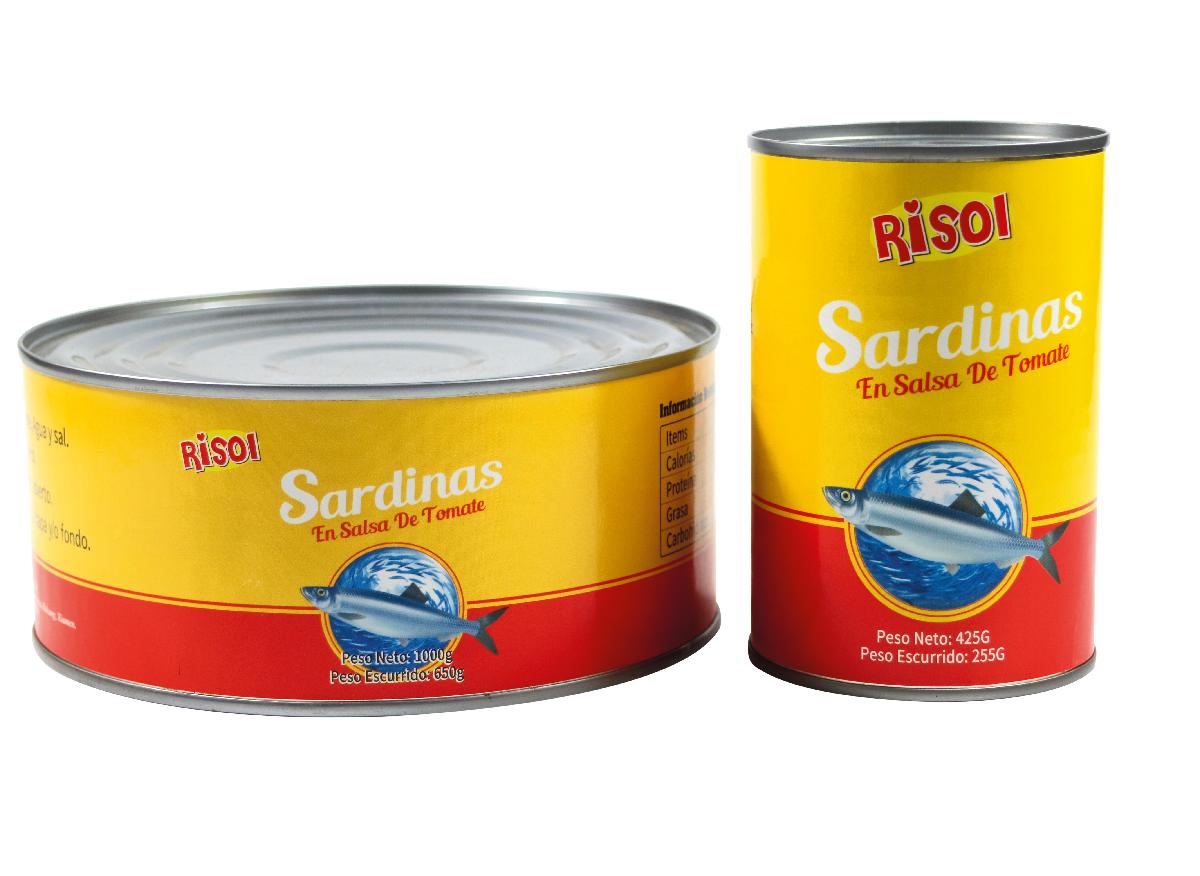 Canned sardine in tomato sauce 1000g,China price supplier - 21food