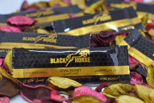 Black Horsh Vital Honey Supplier In Delhi, 10 Gm 24 Sachets at Rs