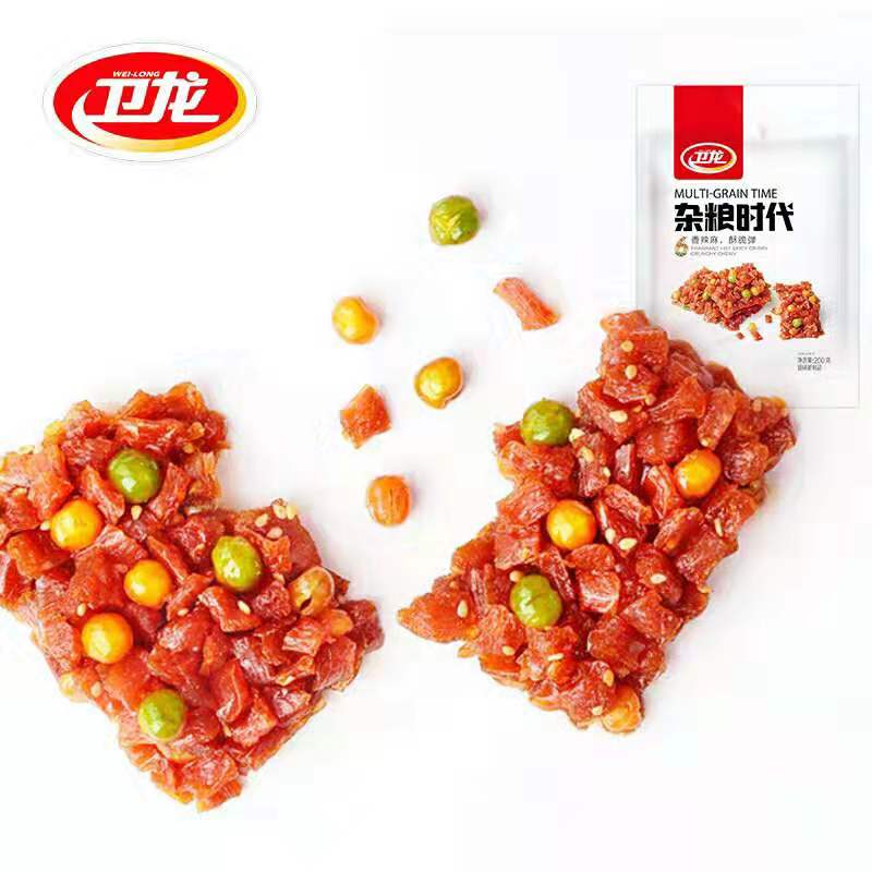 Wholesale Famous Chinese Snack Spicy Gluten Single Packing Square Spicy