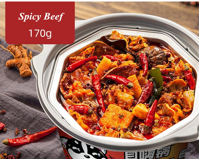 Buy Zihaiguo Spicy Food Self-heating Hot Pot Instant Chinese Food from  HangZhou JinLingYang consulting Limited company, China