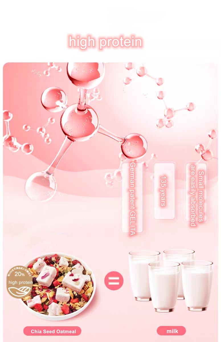 Wholesale fruit oatmeal for breakfast  yogurt oatmeal instant oatmeal chinese snacks oat