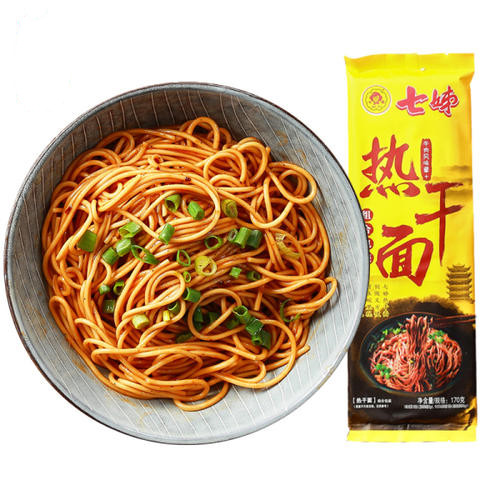 Wholesale noodles hot dry noodles chinese famous wuhan dried noodles ...