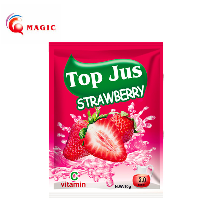 10g for 2 L water instant Juice Sachet Drinks China supplier instant ...