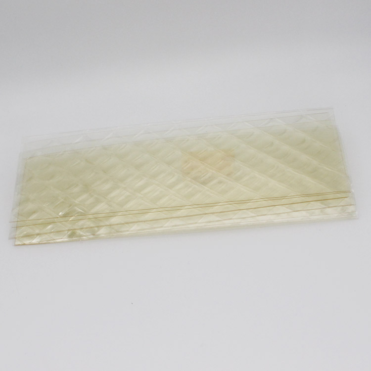 crystal clear gelatin with sheets