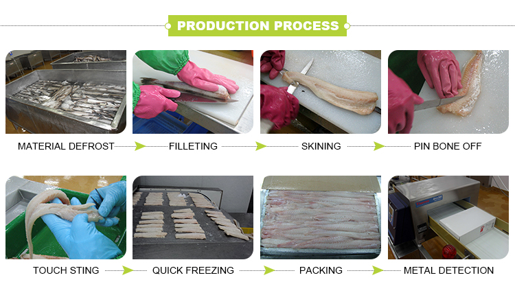 new fresh wild frozen pink salmon fish fillets