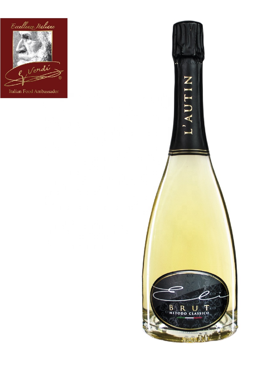 750 ml Italian Wine Classic Method Eli Brut Giuseppe Verdi Selection White Wine Made in Italy