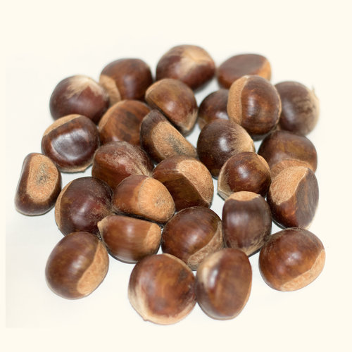 peeled Frozen chestnut