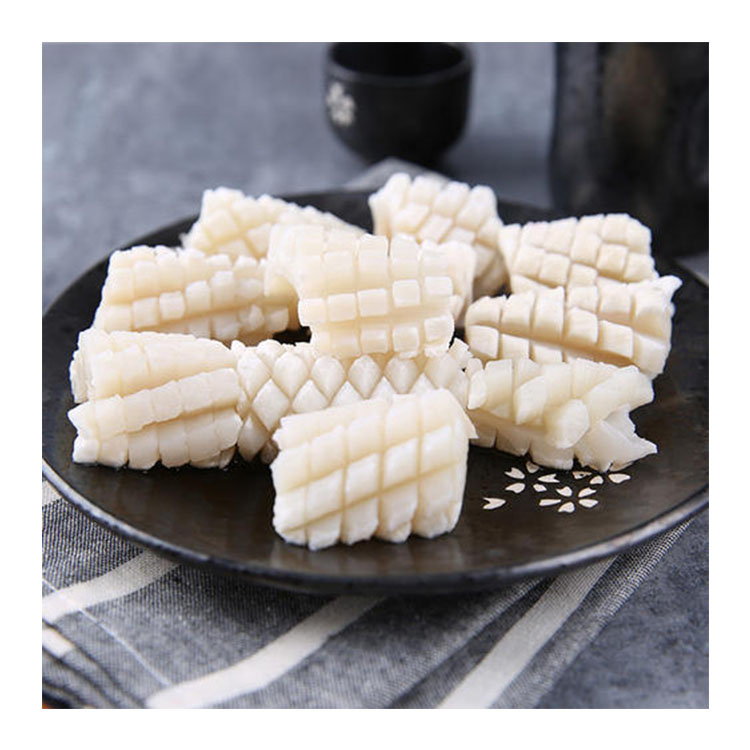 pineapple cut squid frozen raw squid flowers