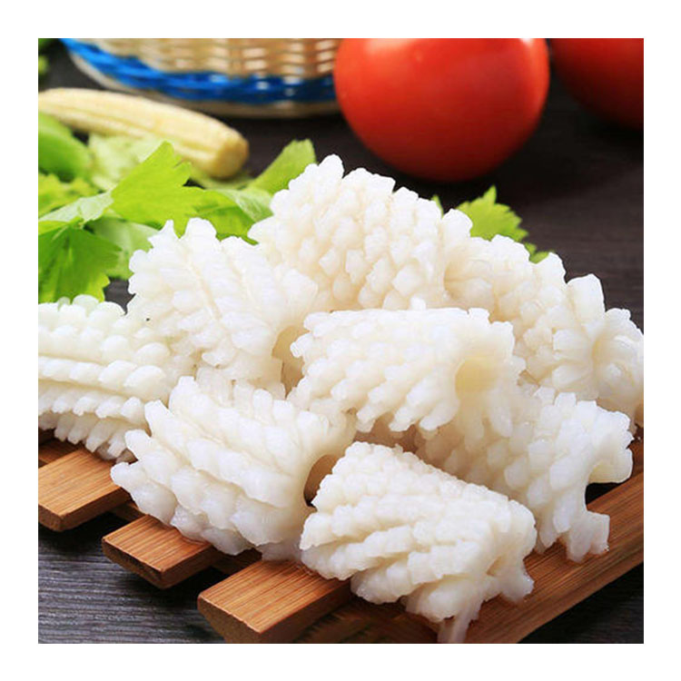 pineapple cut squid frozen raw squid flowers