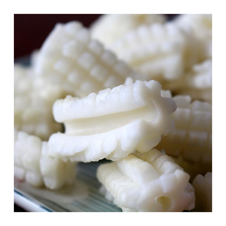 pineapple cut squid frozen raw squid flowers