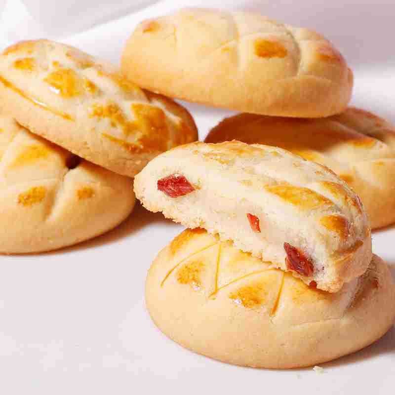 Wholesale custom sweet filling cookies and biscuits(mango,cranberry,Matcha)