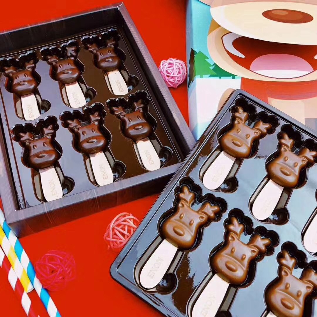 High quality Elk shape chocolate sweets candy Christmas present for kids