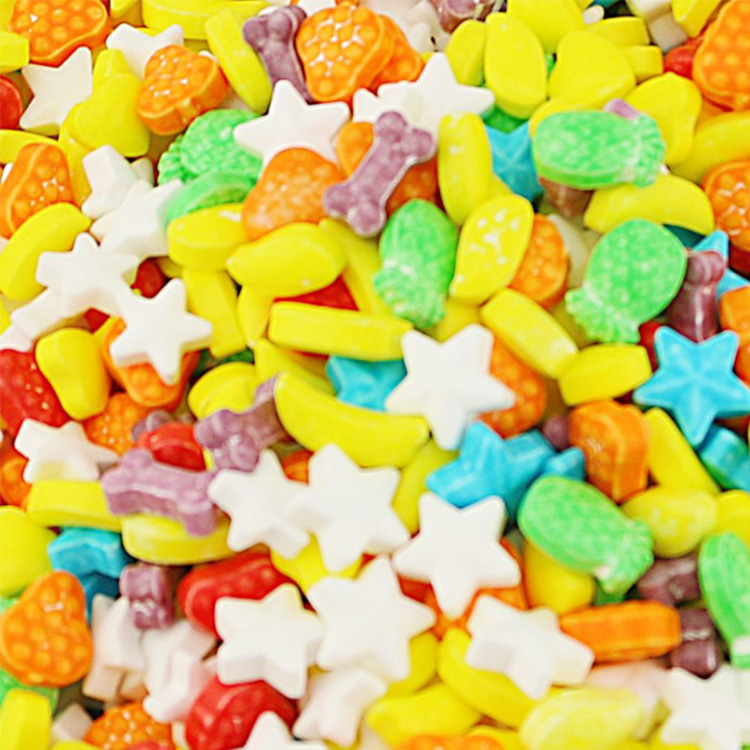 2kg/bag Colorful Star Shaped Press Candy