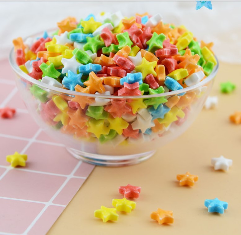 2kg/bag Colorful Star Shaped Press Candy