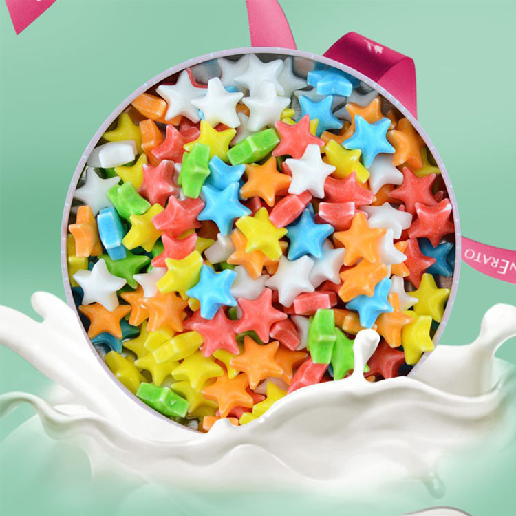 2kg/bag Colorful Star Shaped Press Candy