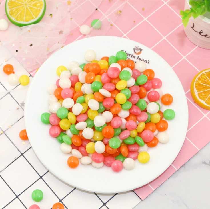 Original Manufacture Beans Shaped Rainbow Candy Sour Sweet Gummy ...