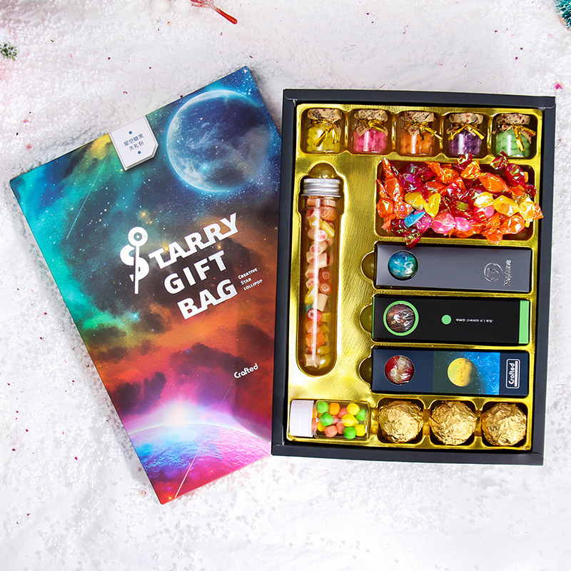 High quality creative chocolate handmade candy star lollipop healthy snacks