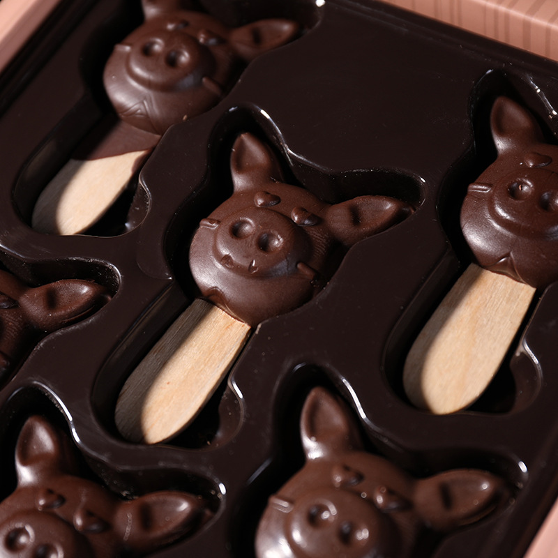 120g interesting pig shape sweet chocolate best gift for children,China ...