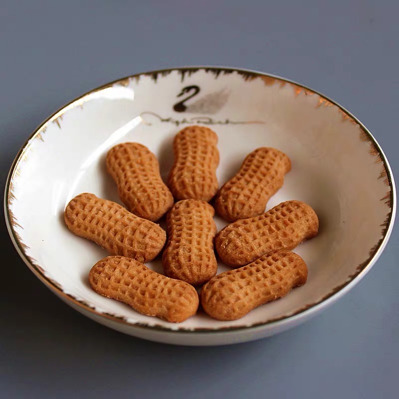 Mini high quality peanut shaped cookie snacks for kids,China price ...