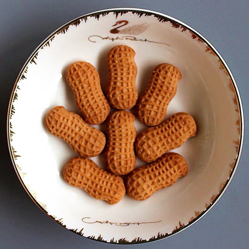 Mini high quality peanut shaped cookie snacks for kids,China price ...