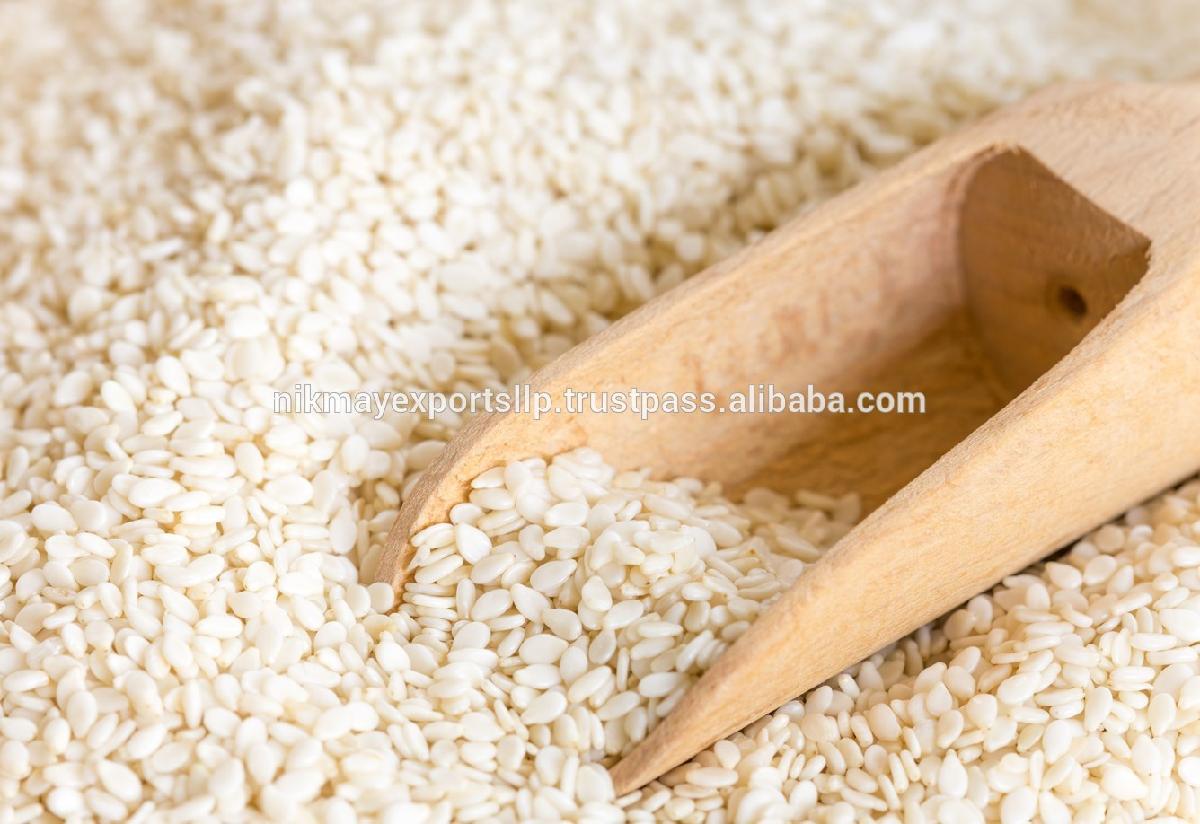 HULLED SESAME 99.95% PURE, ORIGIN INDIA FROM NIK-MAY EXPORTS