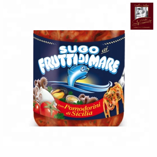 130 g Clams Tomato Sauce with cherry tomatoes Giuseppe Verdi Selection Italian seafood Sauce Made in Italy