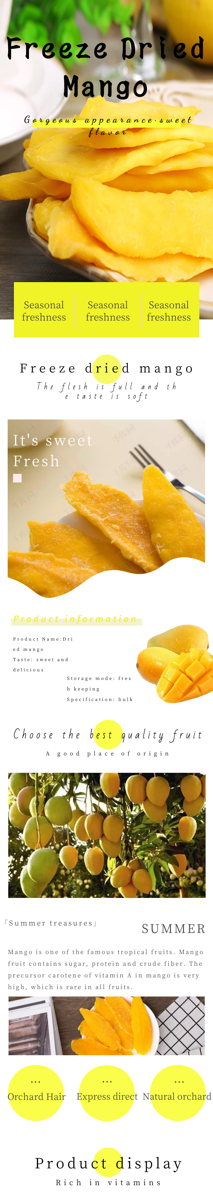 Mango dried factory bulk wholesale leisure snacks low candy candied preserves good taste