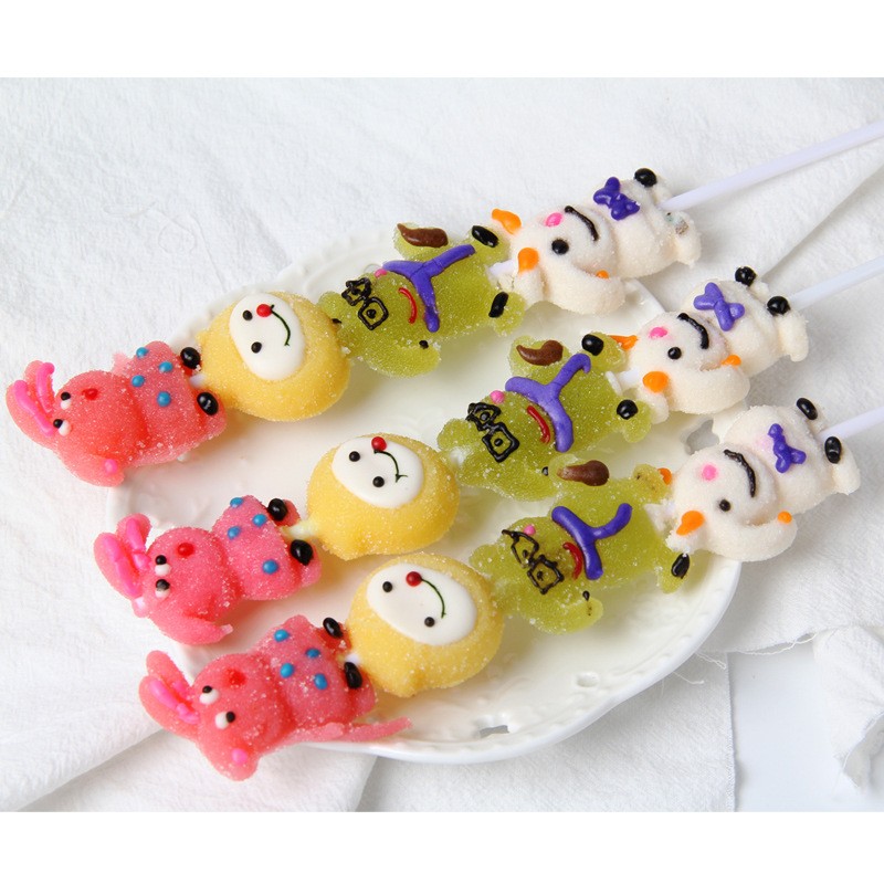 Wholesale cute simulation cherry blossom shaped lollipop