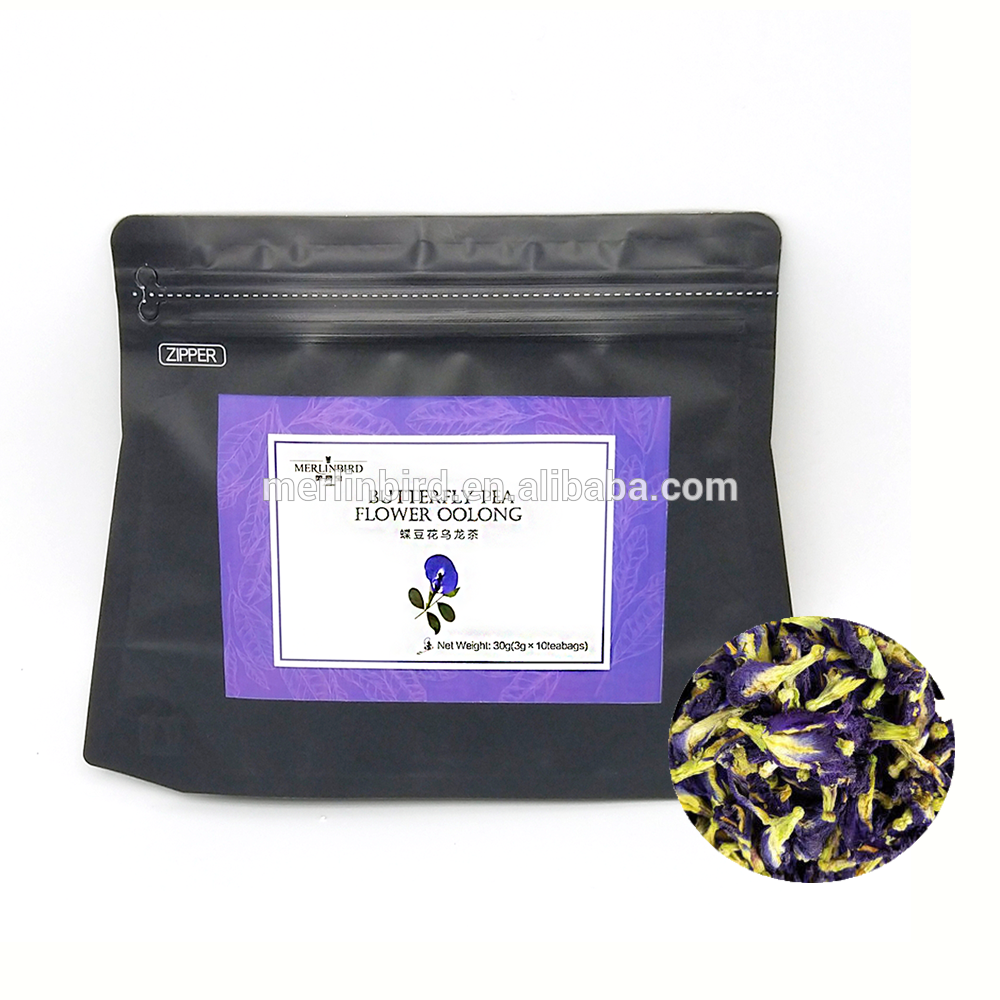 Private Label Kraft Paper Bag Package Tea Herbal Tea Natural Bulk