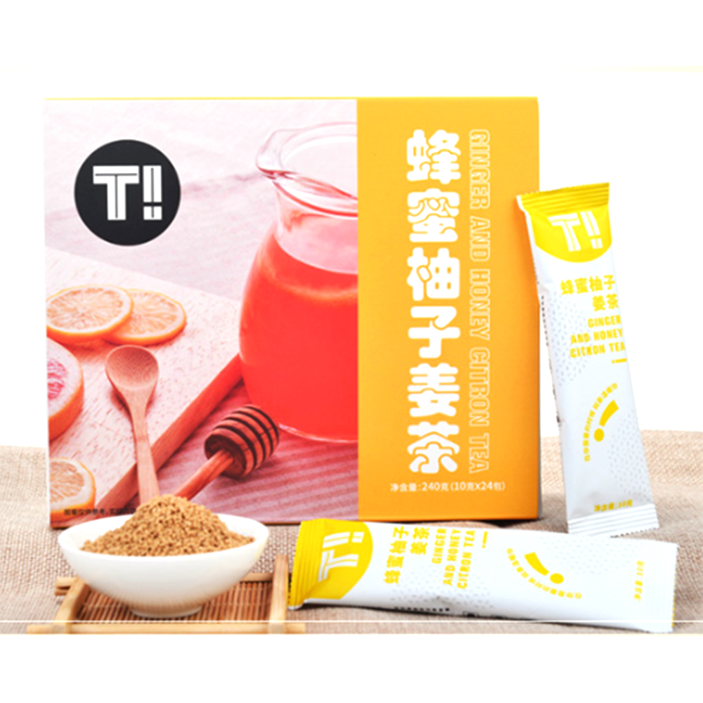 Private Label China Wholesale Healthy Sweet Flavor Honey Ginger Pomelo & Grapefruit Tea