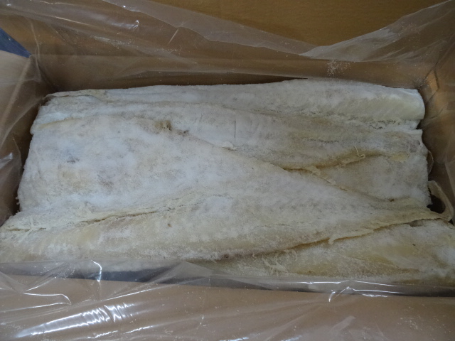 Dry Salted pollock butterfly alaska pollock fillet,China price supplier ...