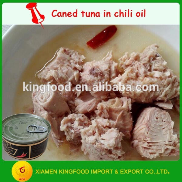 Tuna fish canned from factory