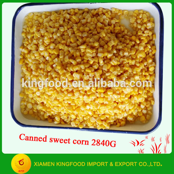 chinese canned sweet corn factory supply halal food products
