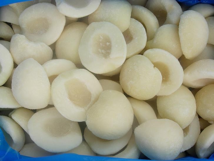 New season good price iqf frozen white/yellow  peach halves