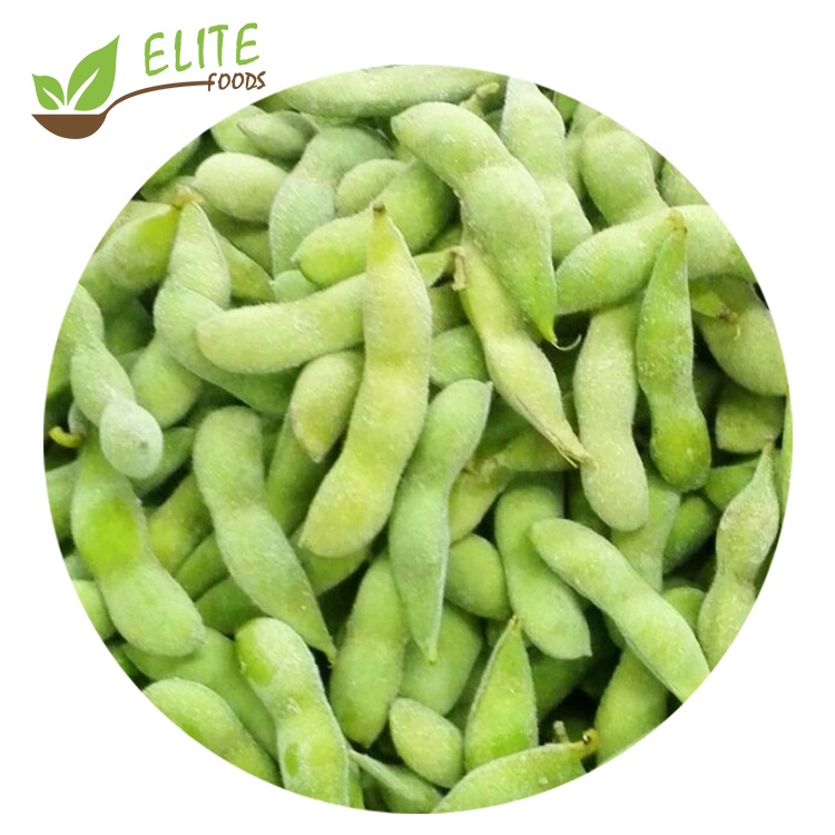 2020 New Crop Frozen Iqf Organic Green Edamame With Pods Frozen Soybeans Peeled Edamame Beans