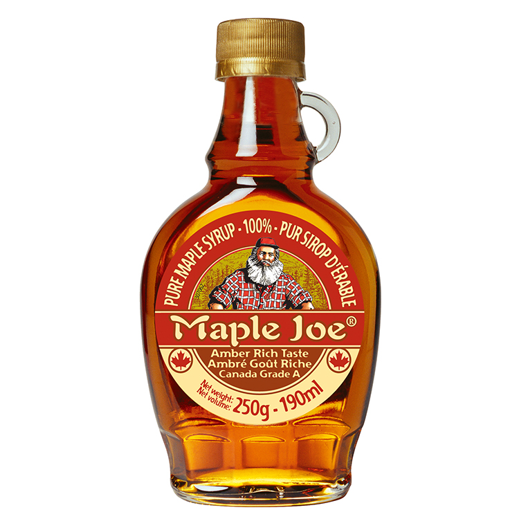 Maple syrup glass bottle