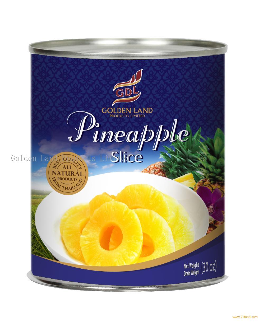 Canned Pineapple,Thailand OEM Brand Price Supplier - 21food