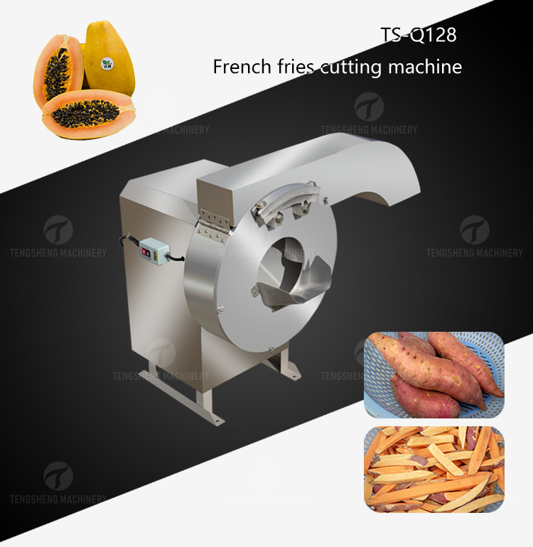 Commercial Sweet Potato French Fries Cutter Cutting Fruit Strips Slicing  Machine Food Processor Ts-Q128 - China French Fries Cutting Machine, Fruit  Vegetable Cutting Machine