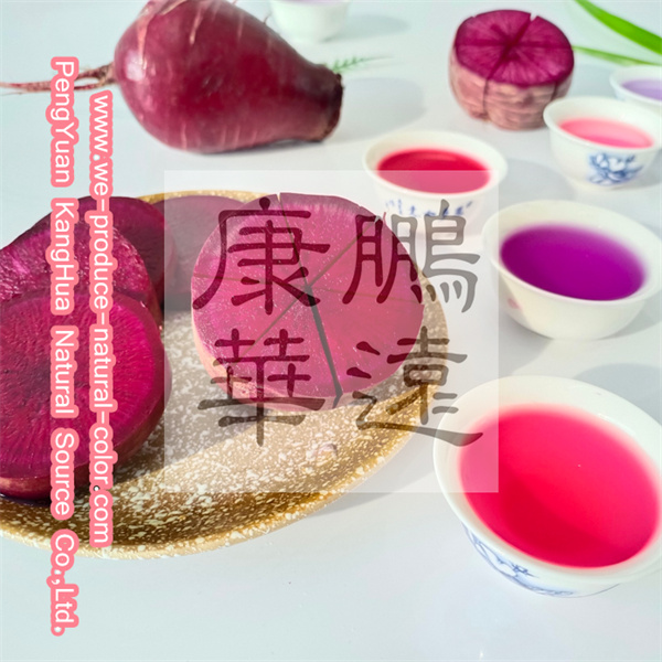 confectionery using colorant radish red