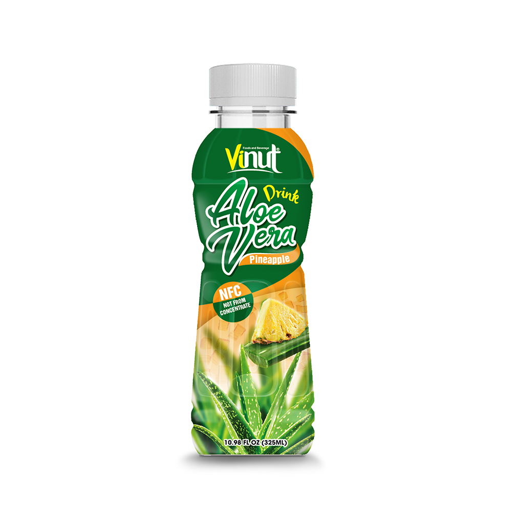 10.98 fl oz VINUT NFC Premium Aloe Vera Drink with Pineapple