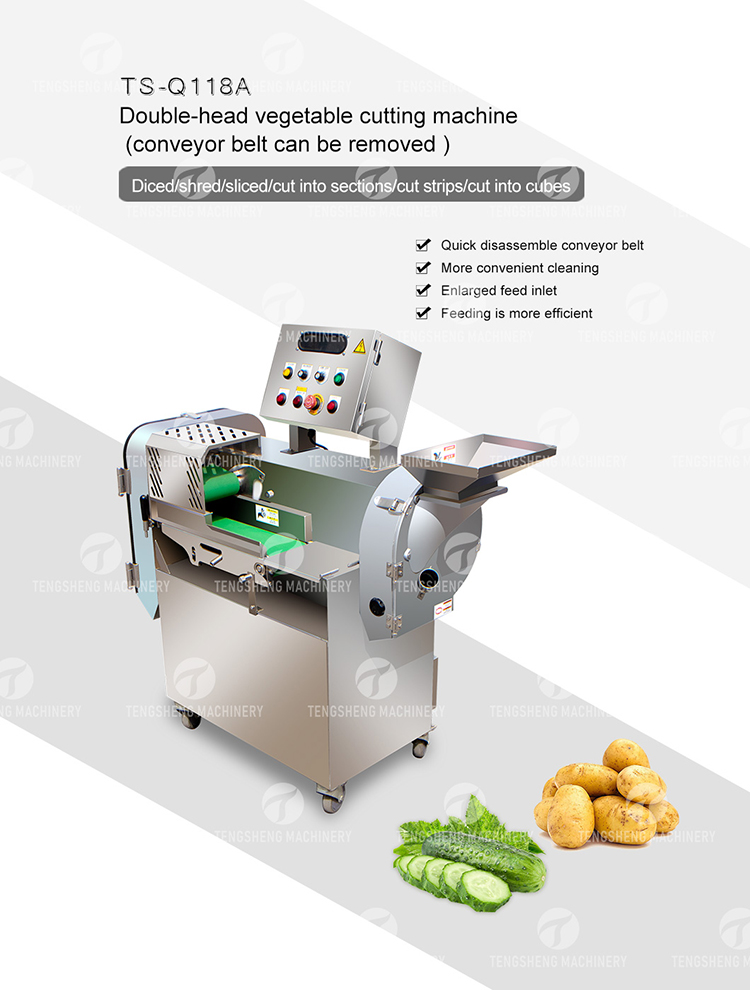 Carrot Potato Cutter Cube Vegetable Slicing Chopping Cutting Machine  (TS-Q118A) - China Fruit Vegetable Cutting Machine, Fruit Vegetable Cutter  Machine