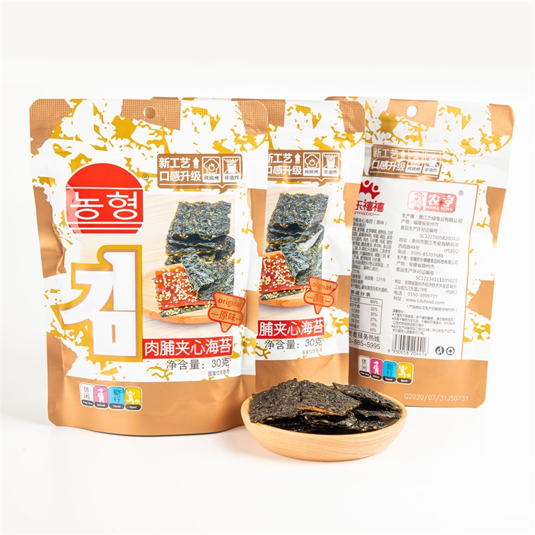 32g Nutritive Instant Meat Topping Seafood Seaweed Snack with FDA
